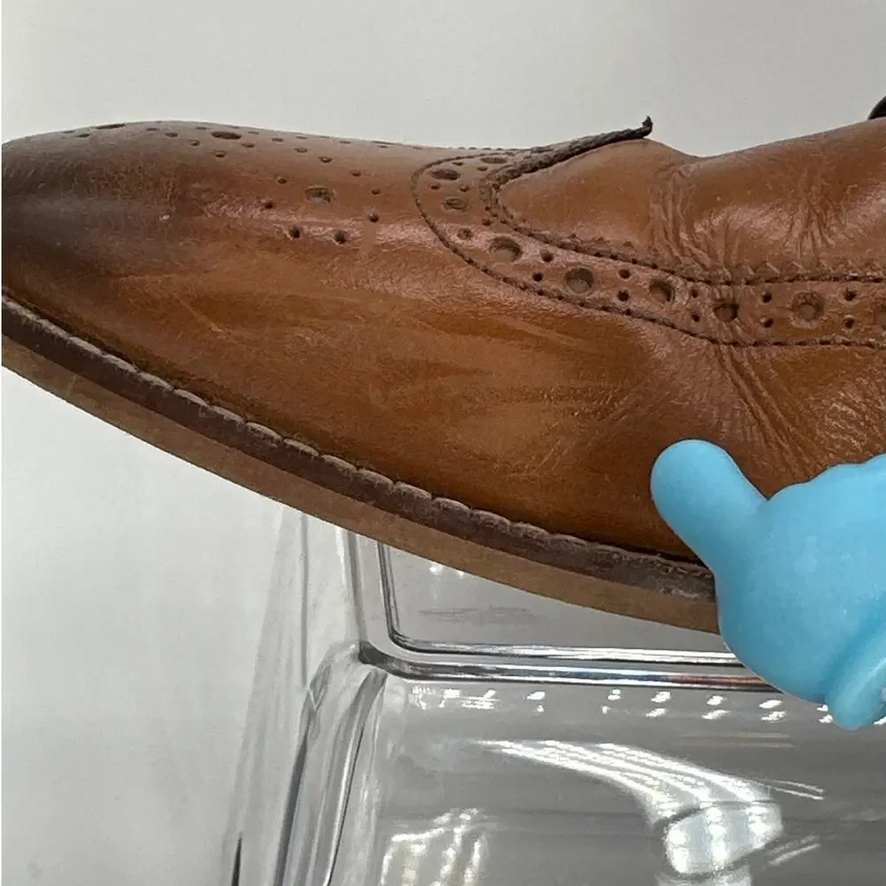 Florsheim Castellano Wingtip Oxford 14137 Brown Leather Dress Shoes Mens 11 D